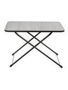 Стол туристический складной, 75×50×50/62 см, ЛДСП, цвет ясень чёрный - Фото 1