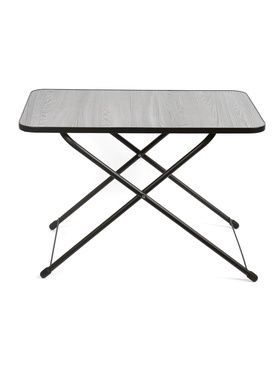 Стол туристический складной, 75×50×50/62 см, ЛДСП, цвет ясень чёрный