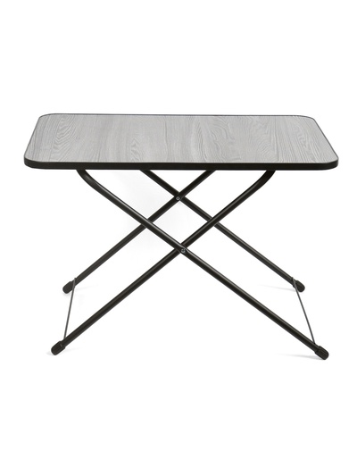 Стол туристический складной, 75×50×50/62 см, ЛДСП, цвет ясень чёрный