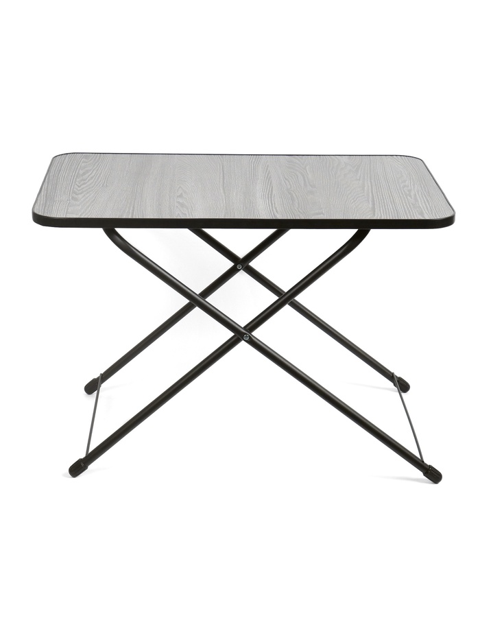 Стол туристический складной, 75×50×50/62 см, ЛДСП, цвет ясень чёрный - Фото 1