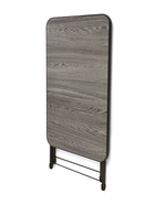 Стол туристический складной, 75×50×50/62 см, ЛДСП, цвет ясень чёрный  (артикул 10999204)  большой выбор товаров оптом и в розницу по низким ценам с доставкой