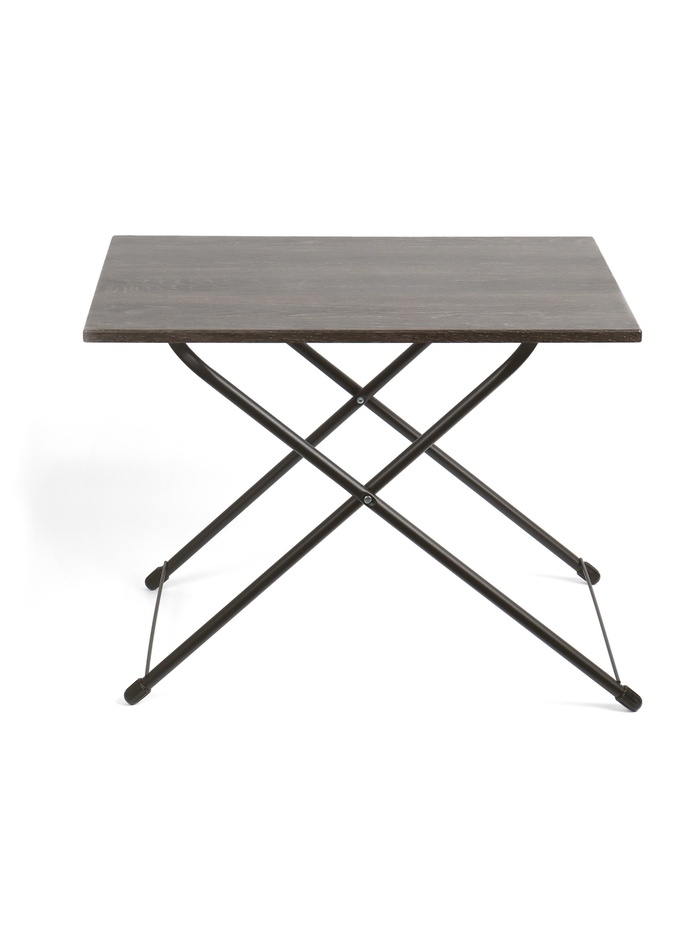 Стол туристический складной, 68×46×50/62 см, МДФ, цвет дуб шале тёмный - Фото 1