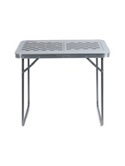 Стол туристический складной, 70×50×60 см, пластик, цвет металлик с принтом шахматная доска - Фото 3