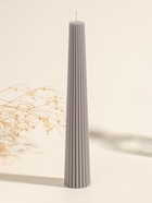 Набор свечей, 3.5×23 см, 2 шт. «Башня», серый асфальт, 4×9.5×25 см - Фото 2