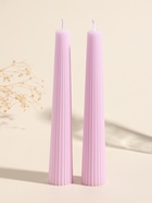 Набор свечей, 3.5×23 см, 2 шт. «Башня», светло-розовый, 4×9.5×25 см - Фото 1