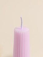 Набор свечей, 3.5×23 см, 2 шт. «Башня», светло-розовый, 4×9.5×25 см - Фото 3
