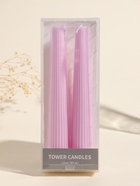 Набор свечей, 3.5×23 см, 2 шт. «Башня», светло-розовый, 4×9.5×25 см  (артикул 10962291)  большой выбор товаров оптом и в розницу по низким ценам с доставкой