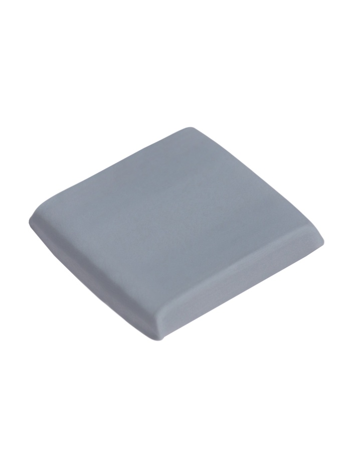 Ластик клячка, набор, 3 штуки, прямоугольные, серый, 37×35×0.9 мм, в коробочке - Фото 1