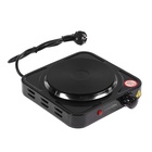 УЦЕНКА Плитка электрическая Luazon LHP-002, 1 конфорка, 1000 Вт, нагреватель диск, чёрная - Фото 2