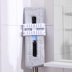 УЦЕНКА Швабра плоская с вертикальным отжимом и щеткой, 38×12×136 см, стальная ручка, дополнительная насадка - Фото 5