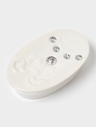 УЦЕНКА Набор для ванной, 4 предм. (дозатор, мыльница, 2 стакана) - Фото 2