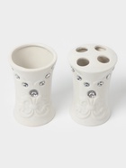 УЦЕНКА Набор для ванной, 4 предм. (дозатор, мыльница, 2 стакана) - Фото 7