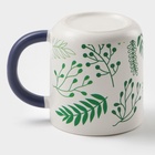 УЦЕНКА Кружка «Гербарий», 350 мл, 12×8.5×9.8, белая - Фото 8