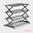 УЦЕНКА Решётка для глазирования и остывания кондитерских изделий 4-ярусная, 43.5×25.5×8 см - Фото 3