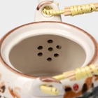 УЦЕНКА Чайник заварочный «Пейзаж», 600 мл, с металлическим ситом, керамика - Фото 3