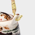 УЦЕНКА Чайник заварочный «Пейзаж», 600 мл, с металлическим ситом, керамика - Фото 4