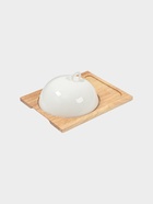 УЦЕНКА Маслёнка фарфоровая на деревянной подставке SL Home «Тренто», 22×17.5×8 см - Фото 2