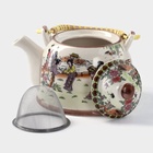 УЦЕНКА Чайник заварочный с металлическим ситом «Парк», 900 мл, 17×14×12 см - Фото 2