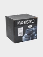 УЦЕНКА Набор посуды «Night» 16пр., тарелка19×2/25.5×2.4 см, миска850 мл/15×7.2 см, кружка320 мл, цв.графит1 - Фото 2