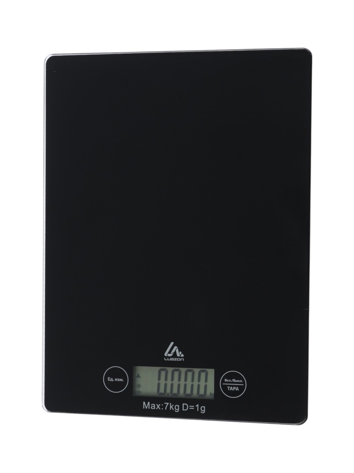 УЦЕНКА Весы кухонные Luazon LVK-702, электронные, до 7 кг, чёрные - Фото 1