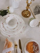 УЦЕНКА Тарелка WY Spring flowers, d=26.5 см, фарфор, белая - Фото 9