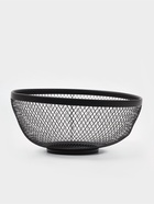 УЦЕНКА Ваза для фруктов «Сетка» 26.5×12 см, цвет черный - Фото 3