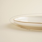 УЦЕНКА Набор тарелок круглых SL Home «Леггеро», 2 шт., 25.5×25.5.3×2.2 см, бежевый - Фото 2