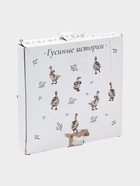 УЦЕНКА Менажница Доляна «Гуси» цвет белый 5 ячеек 25.5×3 см - Фото 4