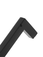 УЦЕНКА Ручка-скоба CAPPIO SQUARE RSC008, нержавеющая сталь, м/о 128 мм, цвет черный - Фото 4