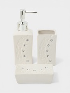 УЦЕНКА Набор для ванной, 4 предмета (дозатор, мыльница, 2 стакана) - Фото 2