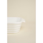 УЦЕНКА Форма для запекания из жаропрочной керамики SL Home «Санторини», 2.5 л, 36×20.5×6.5 см, белая - Фото 3