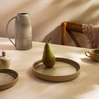 УЦЕНКА Тарелка сервировочная SL Home «Песчаный бриз», d=26 см, 26×26×3.2 см - Фото 5