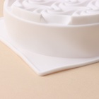 УЦЕНКА Форма для выпечки и муссовых десертов «Вихрь», 17.5×17.5×5.5 см, белая - Фото 4