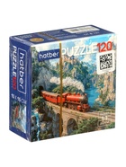 Пазл «Красный паровоз», 120 деталей - фото 122245501