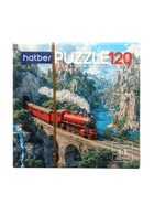 Пазл «Красный паровоз», 120 деталей - фото 122245503