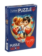 Пазл 2в1 «Нежный возраст», 140+38 деталей 10994611