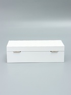 УЦЕНКА Шкатулка дерево для украшений «Белое плетение» 8×27×12.2 см - Фото 4