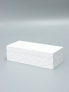 УЦЕНКА Шкатулка дерево для украшений «Белое плетение» 8×27×12.2 см - Фото 5