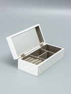 УЦЕНКА Шкатулка дерево для украшений «Белое плетение» 8×27×12.2 см - Фото 6