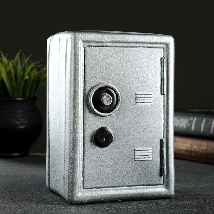 УЦЕНКА Копилка «Сейф» стальной, 12×10×18 см - Фото 1