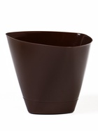 Горшок для цветов «Элеганс», 2 л, d=17.3 см, h=15 см, пластиковый, с прикорневым поливом, цвет шоколад  (артикул 10998747)  большой выбор товаров оптом и в розницу по низким ценам с доставкой