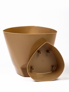 Горшок для цветов «Элеганс», 3 л, d=19.3 см, h=16.7 см, пластиковый, с прикорневым поливом, бежевый  (артикул 10998749)  большой выбор товаров оптом и в розницу по низким ценам с доставкой