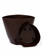 Горшок для цветов «Элеганс», 3 л, d=19.3 см, h=16.7 см, пластиковый, с прикорневым поливом, цвет шоколад - Фото 6