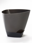 Горшок для цветов «Элеганс», 4 л, d=22 см, h=20 см, пластиковый, с прикорневым поливом, серый  (артикул 10998756)  большой выбор товаров оптом и в розницу по низким ценам с доставкой