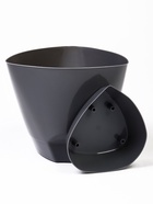Горшок для цветов «Элеганс», 4 л, d=22 см, h=20 см, пластиковый, с прикорневым поливом, серый  (артикул 10998756)  большой выбор товаров оптом и в розницу по низким ценам с доставкой