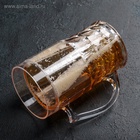 УЦЕНКА Кружка для пива охлаждающая, 600 мл, пластик, прозрачная - Фото 12