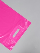 Пакет полиэтиленовый с вырубной ручкой, Фуксия 30х40 см, 30 мкм - Фото 2