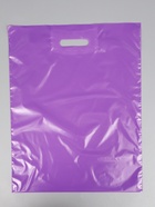 Пакет с вырубной усиленной ручкой ПВД, Фиолетовый, 40×50 см, 45 мкм  (артикул 10958423)  большой выбор товаров оптом и в розницу по низким ценам с доставкой