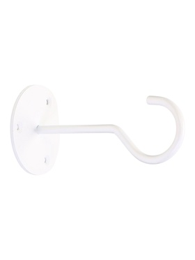 Кронштейн для кашпо настенный/потолочный металл, белый