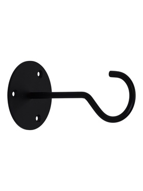 Кронштейн для кашпо настенный/потолочный металл, черный